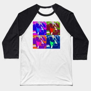 Dachshund Pop Art Design Baseball T-Shirt